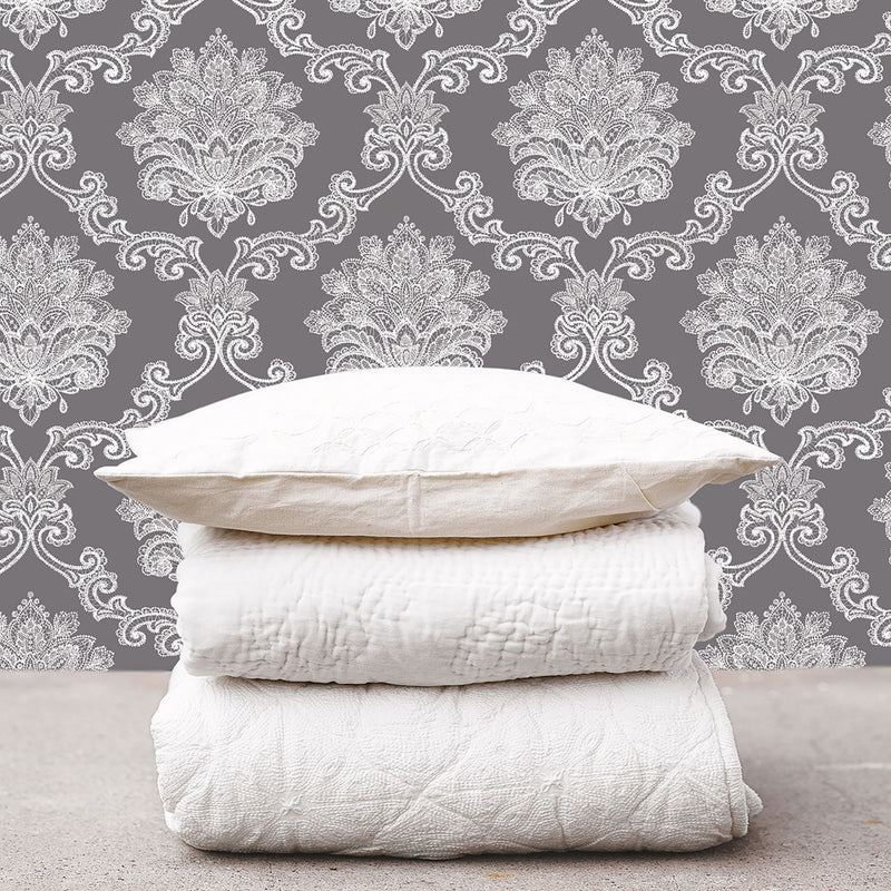 G56274 La Dentelle Paisley Nordic Elements Wallpaper by Galerie