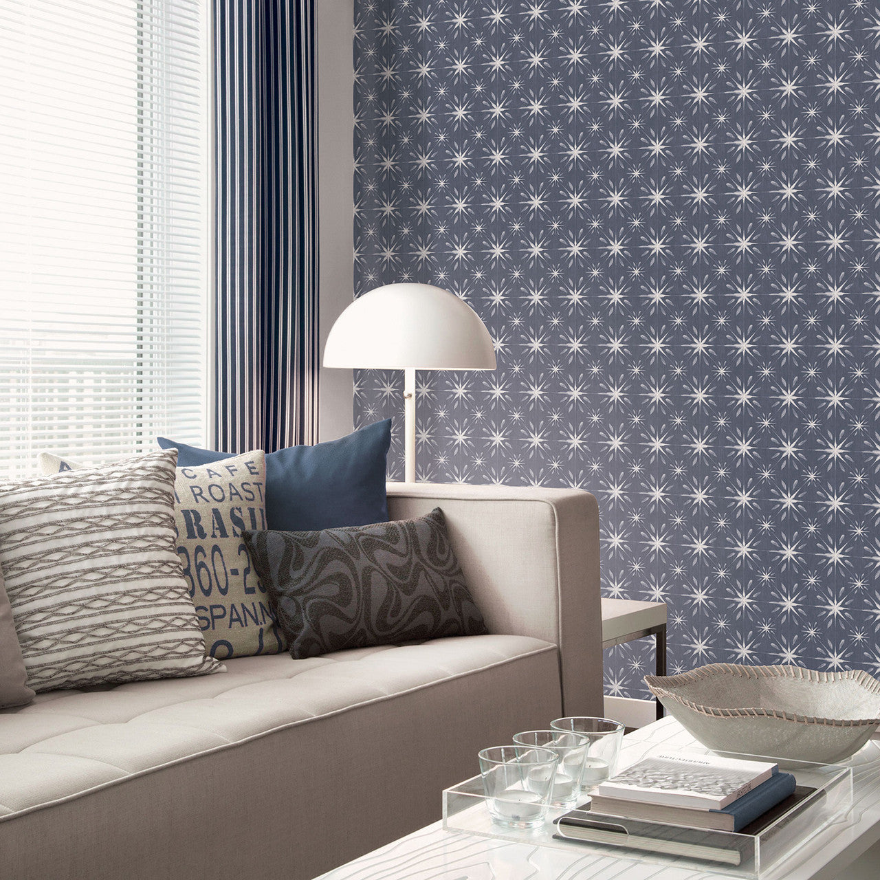 G56295 Shibori Geometric Nordic Elements Wallpaper by Galerie