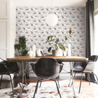 G56296 Stag Motif Nordic Elements Wallpaper by Galerie