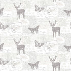 G56298 Stag Motif Nordic Elements Wallpaper by Galerie