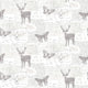 Stag Motif Nordic Elements Wallpaper by Galerie