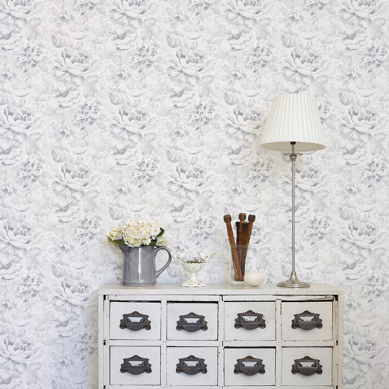 G56299 Floral Trail Nordic Elements Wallpaper by Galerie