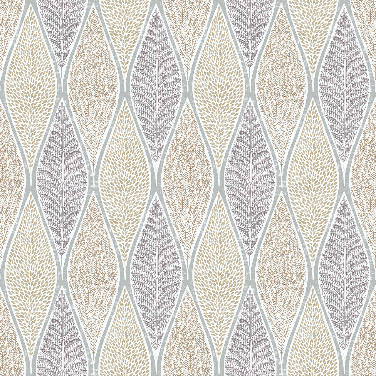 G56372 Teardrop Leaves Nordic Elements Wallpaper by Galerie