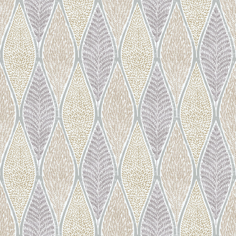 G56372 Teardrop Leaves Nordic Elements Wallpaper by Galerie