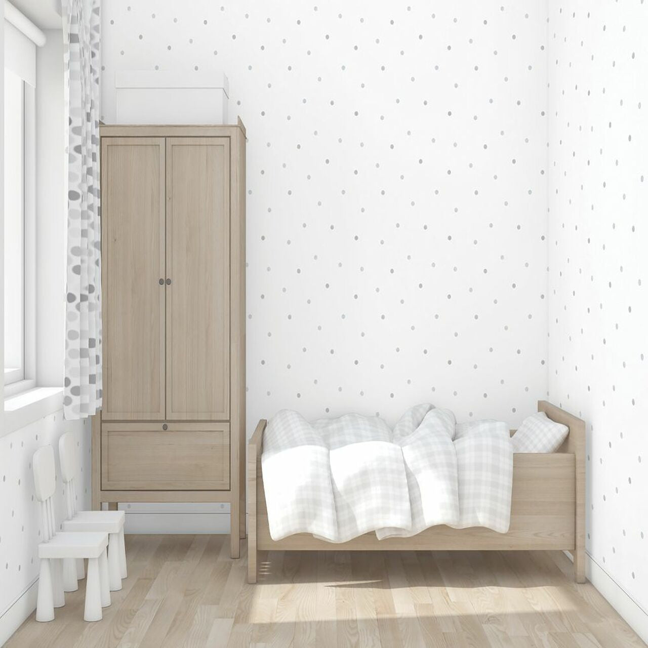 G56521 Just 4 Kids 2 Dot Wallpaper By Galerie