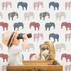 G56527 Just 4 Kids 2 Elephant Wallpaper By Galerie