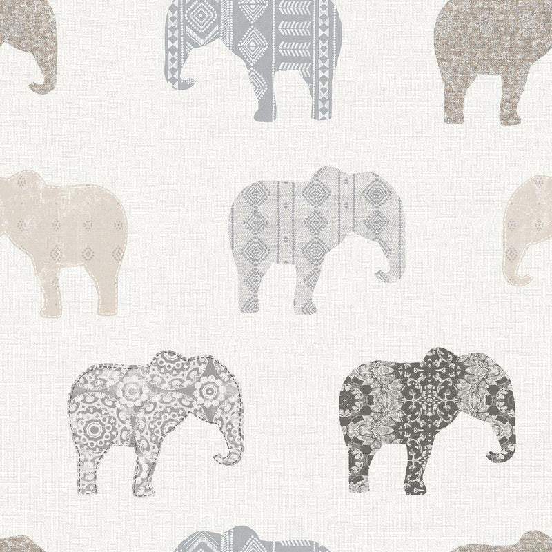 G56527 Just 4 Kids 2 Elephant Wallpaper By Galerie
