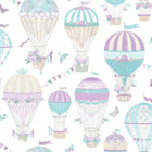 G56543 Just 4 Kids 2 Hot Air Balloons Wallpaper By Galerie