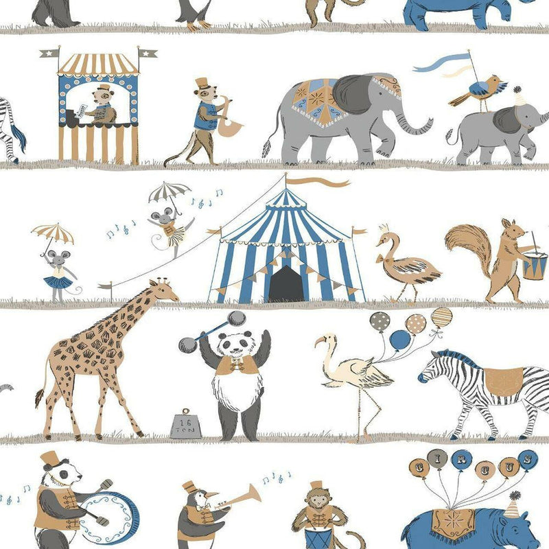 G56546 Just 4 Kids 2 Circus Wallpaper By Galerie