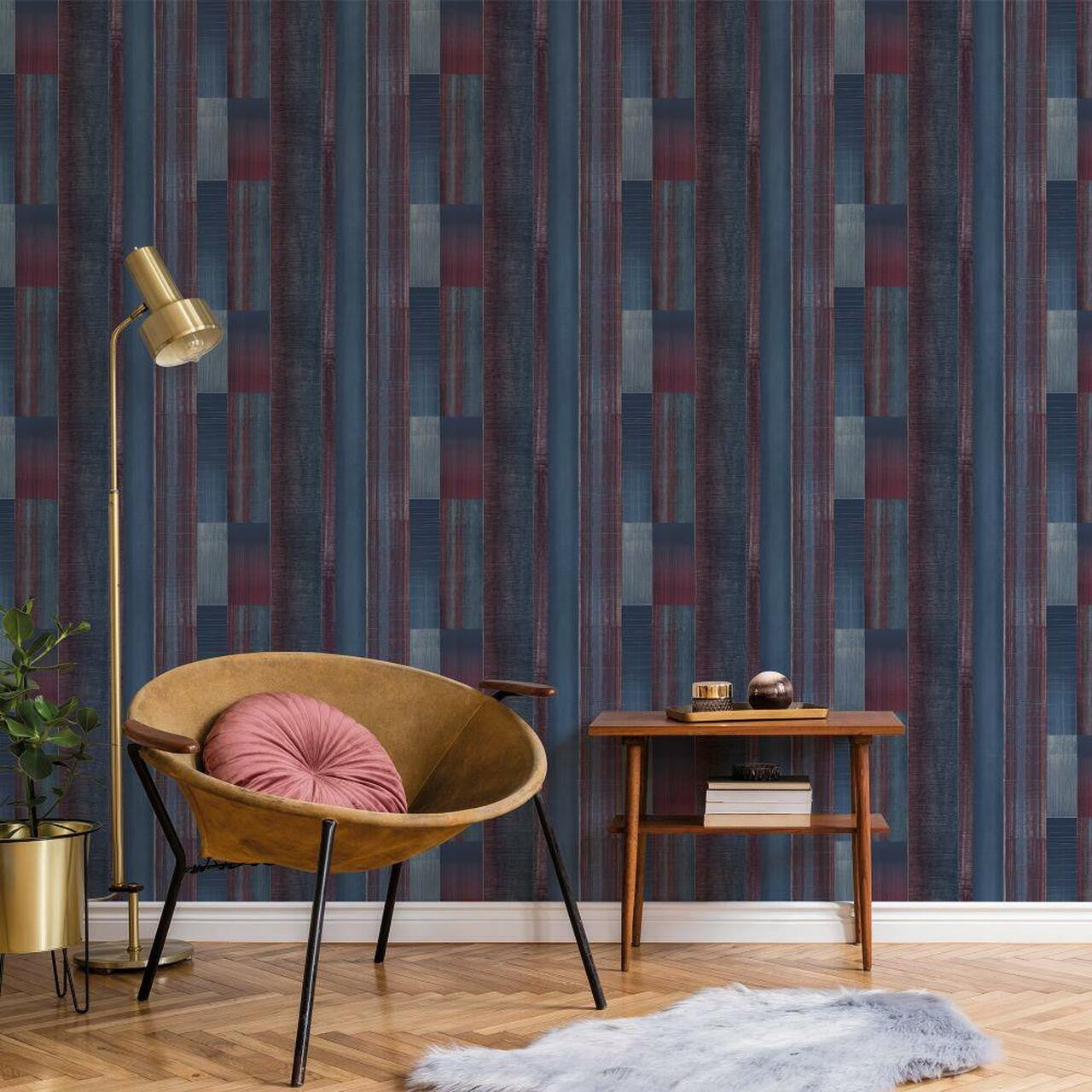 G56573 Agen Stripe Texstyle Wallpaper by Galerie
