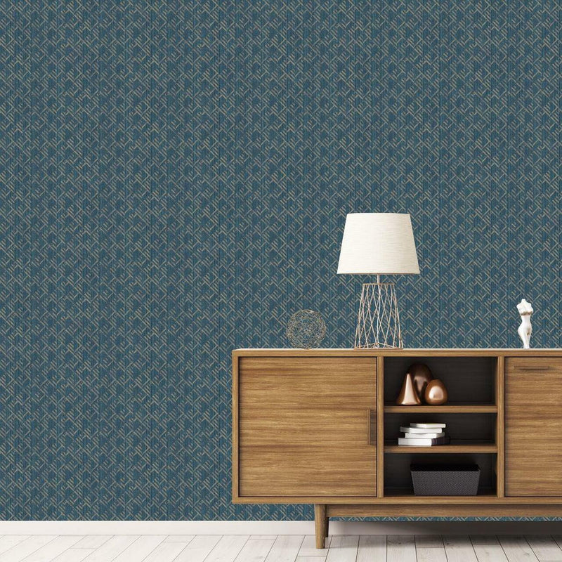 G56582 Block Flock Texstyle Wallpaper by Galerie