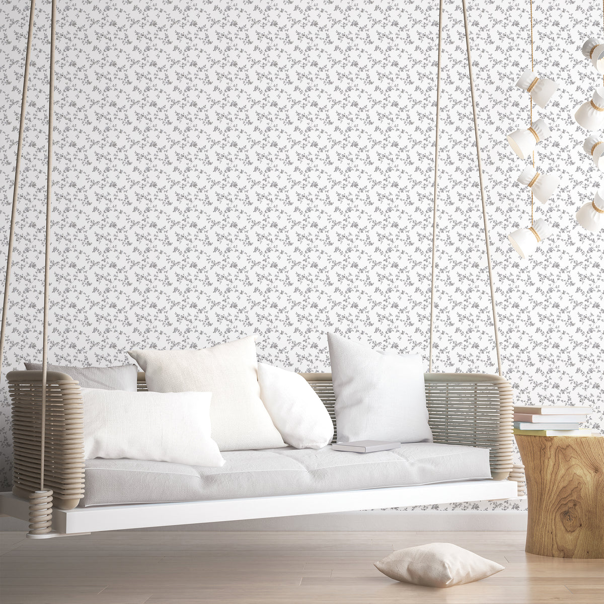 Delicate Floral Small Prints Wallpaper By Galerie
