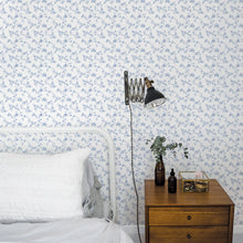 G56647 Delicate Floral Small Prints Blue Wallpaper By Galerie