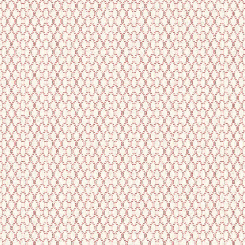 G56654 Double Links Small Prints Cranberry Wallpaper By Galerie