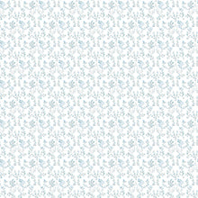 G56683 Ogee Floral Small Prints Teal, Blue and Beige Wallpaper By Galerie
