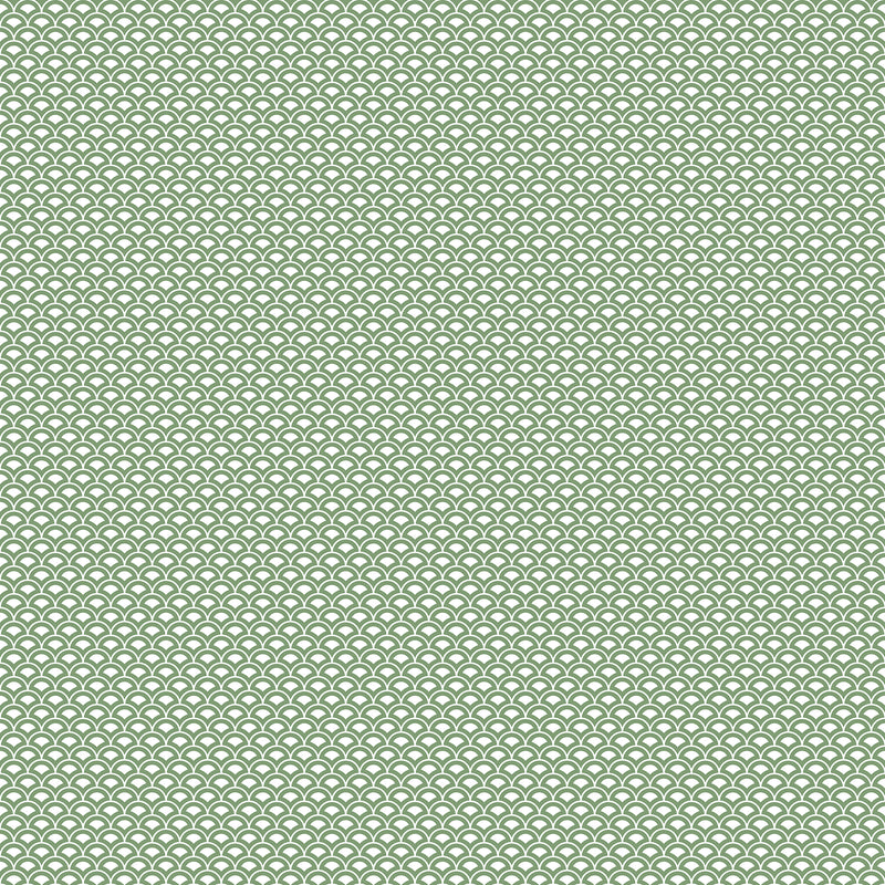 G56685 Shell Top Small Prints Emerald Green Wallpaper By Galerie