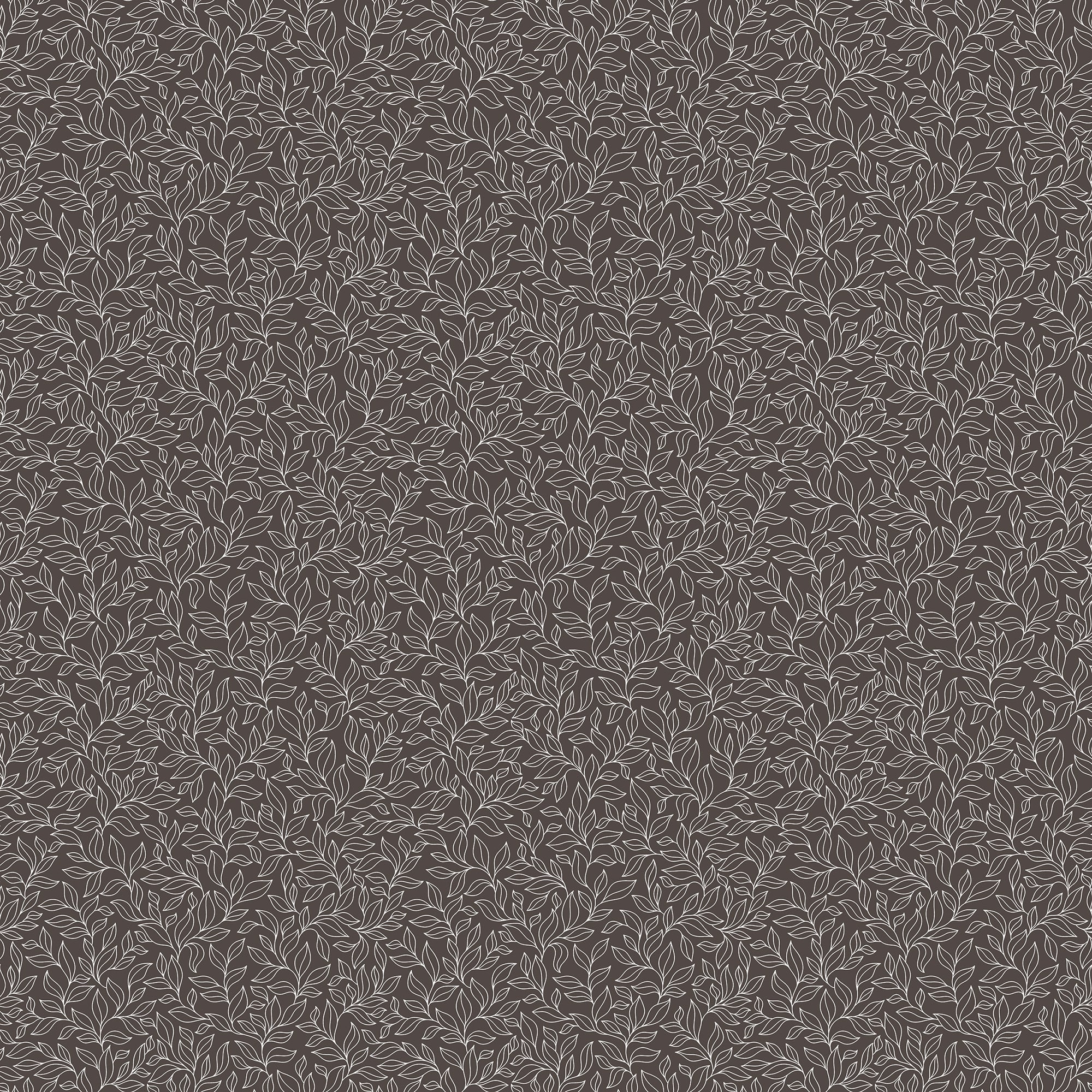 G56696 Stencil Leaf Small Prints Black Wallpaper By Galerie