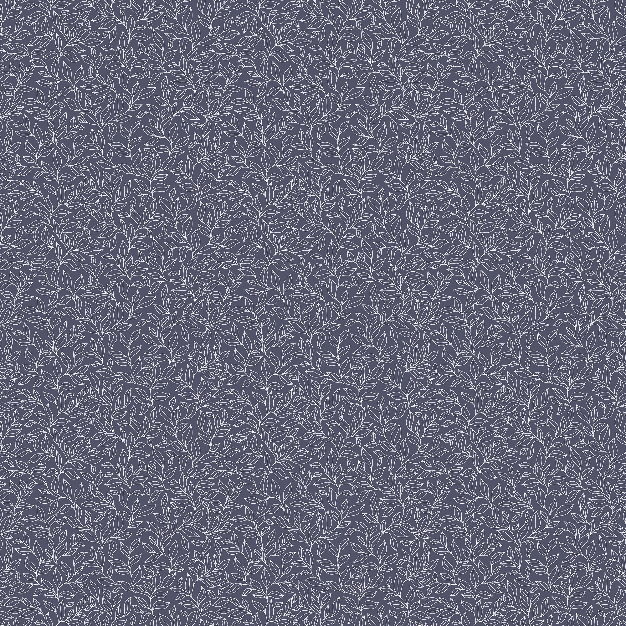 G56697 Stencil Leaf Small Prints Navy Wallpaper By Galerie