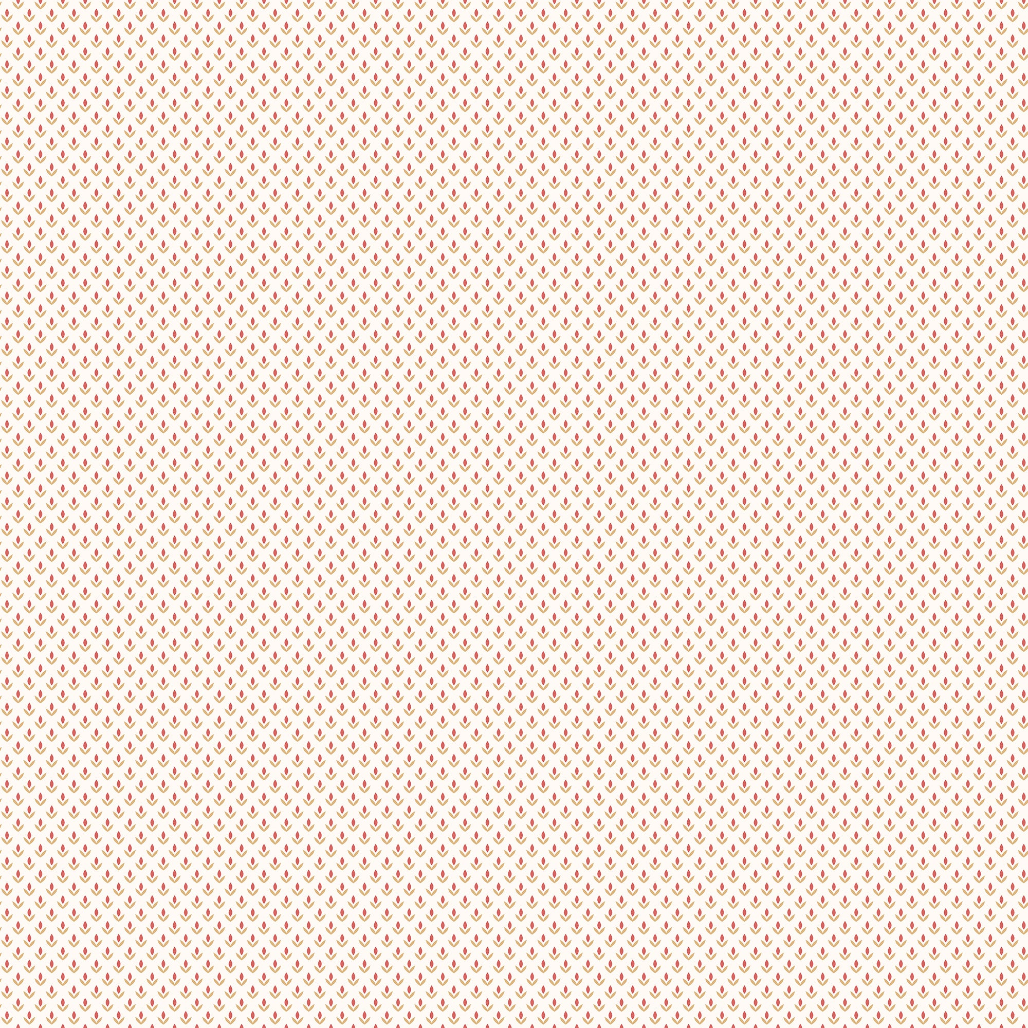 G56700 Tiny Tulip Small Prints Cranberry and Tan Wallpaper By Galerie