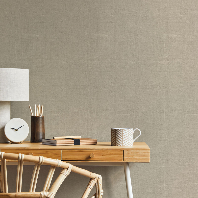 G67434 Hessian Natural FX 2 Wallpaper By Galerie