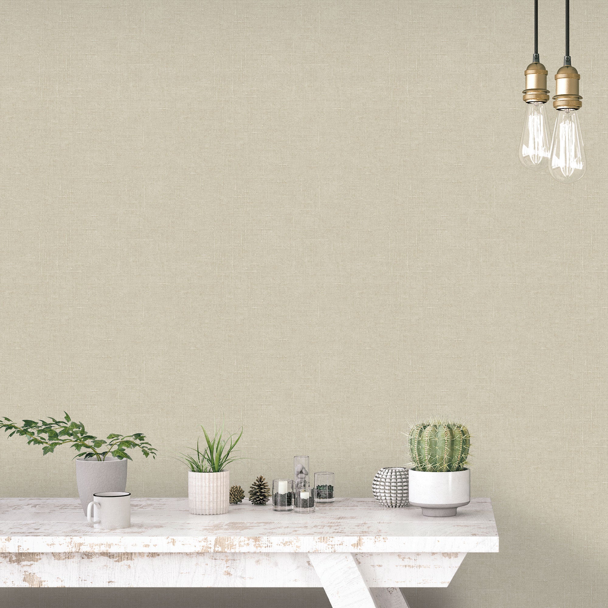 G67436 Hessian Natural FX 2 Wallpaper By Galerie