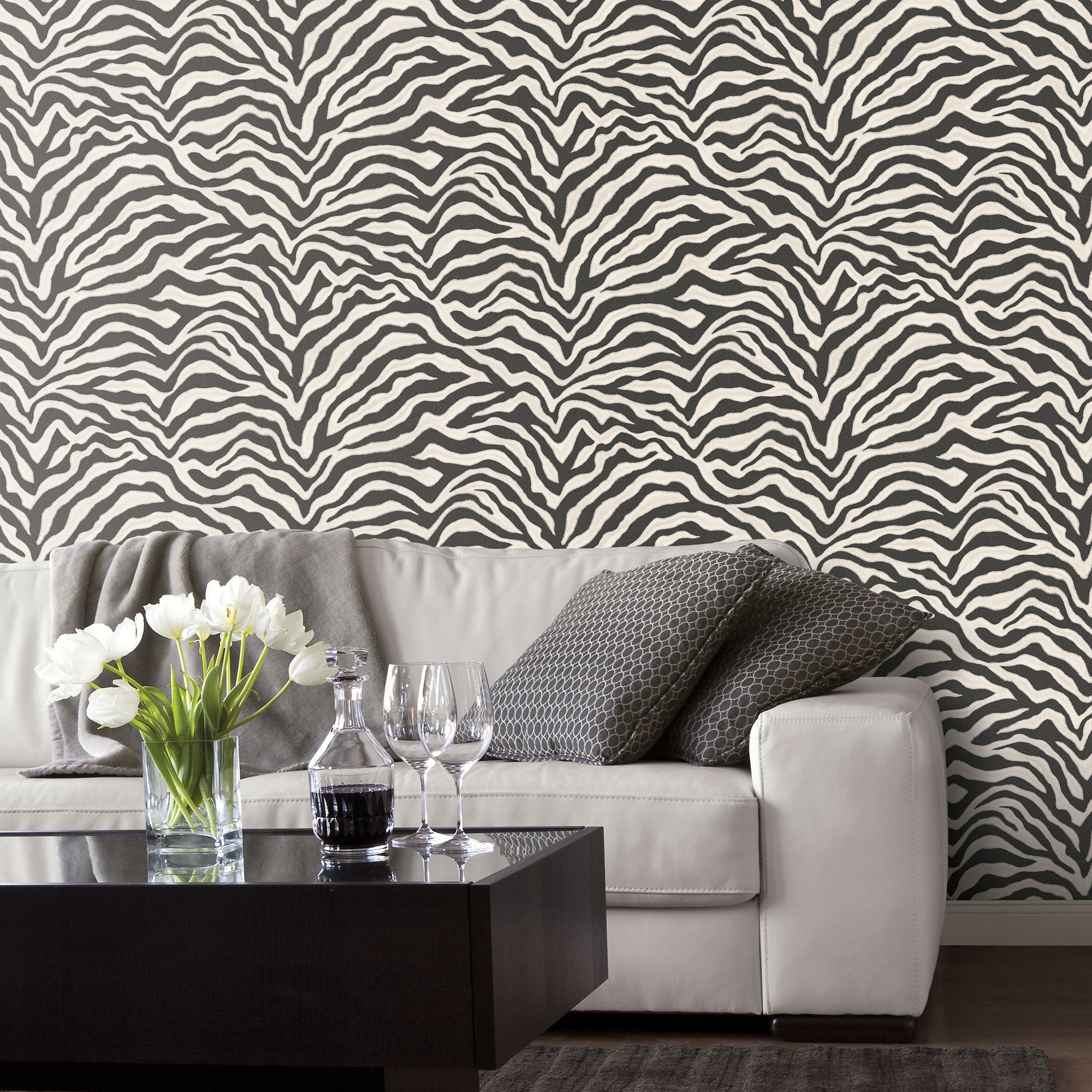 G67491 Zebra Natural FX 2 Wallpaper By Galerie