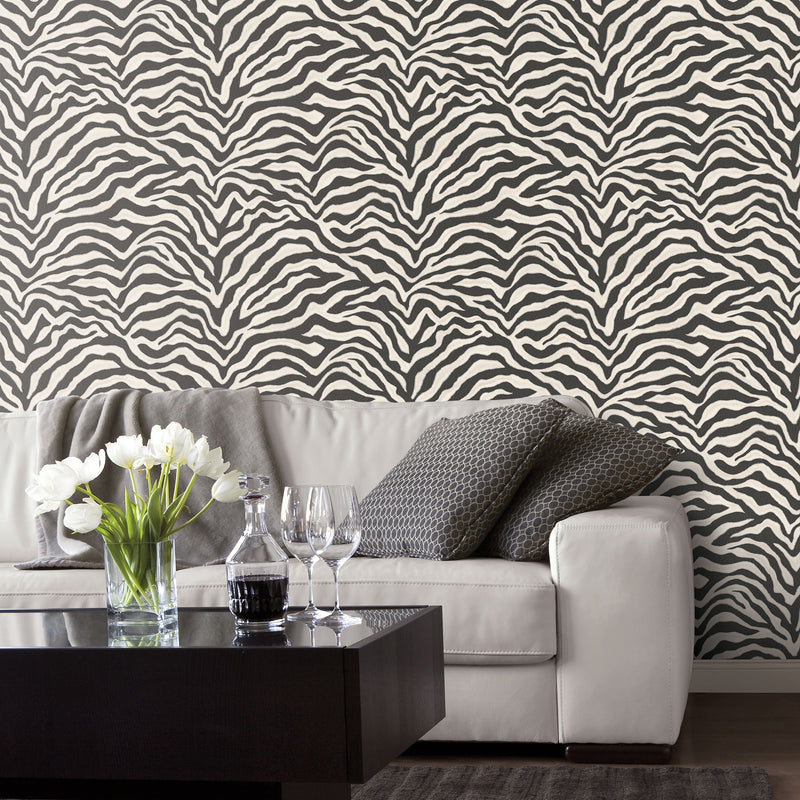 G67491 Zebra Natural FX 2 Wallpaper By Galerie