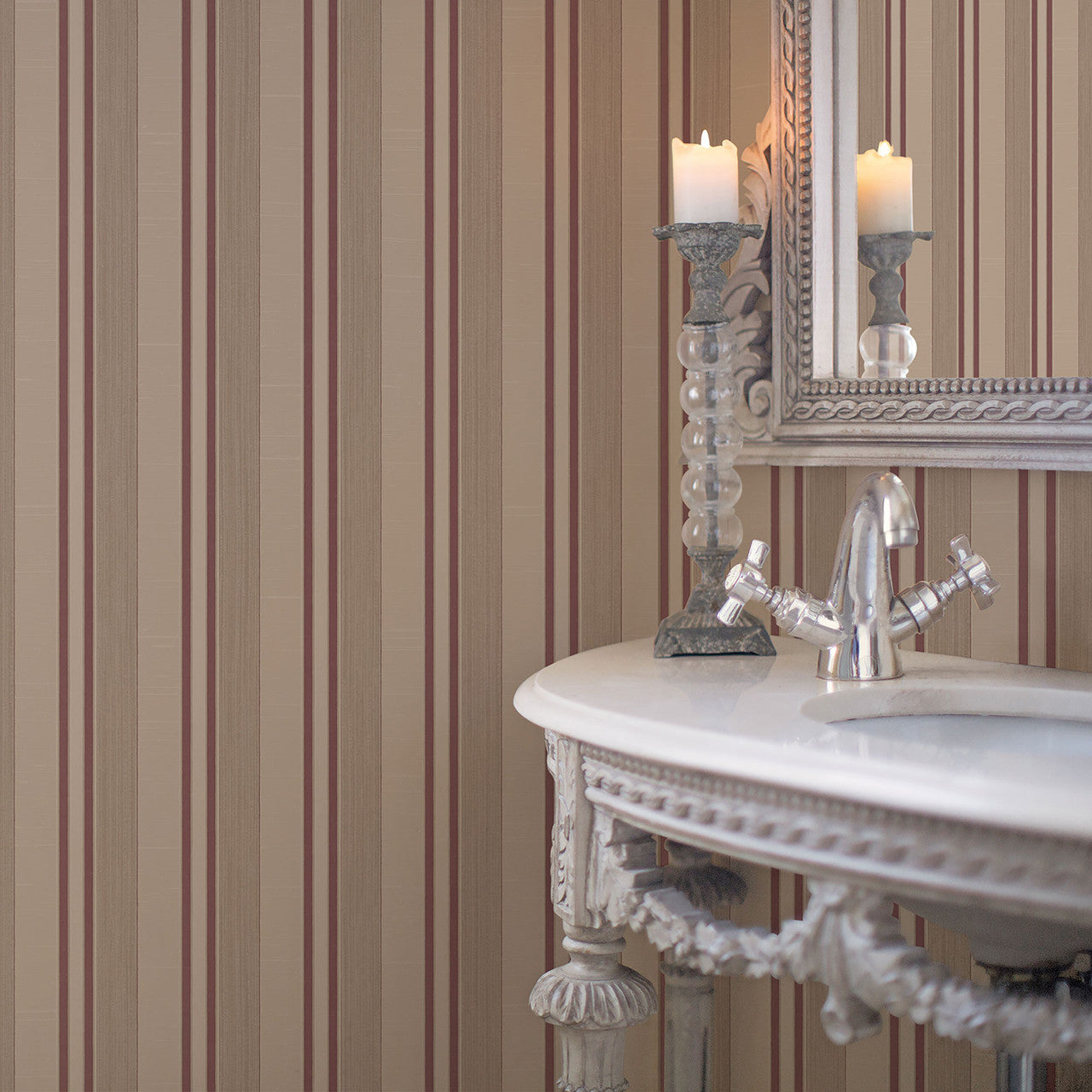 G67626 Silk Stripe Palazzo 2 Wallpaper By Galerie