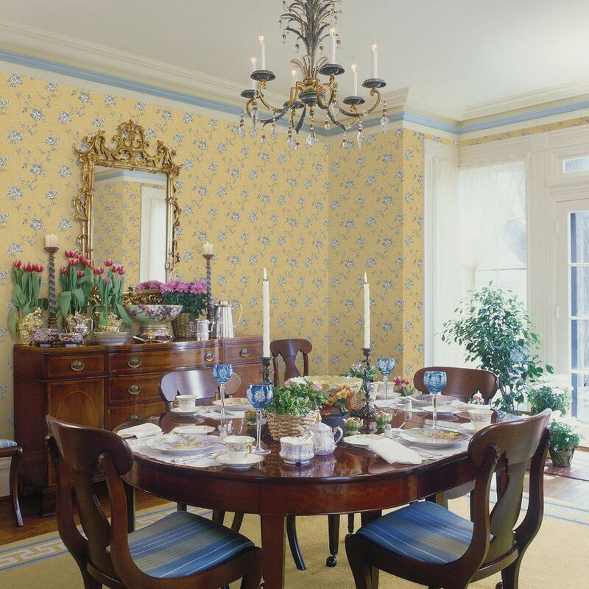 Rose Floral Palazzo 2 Wallpaper By Galerie