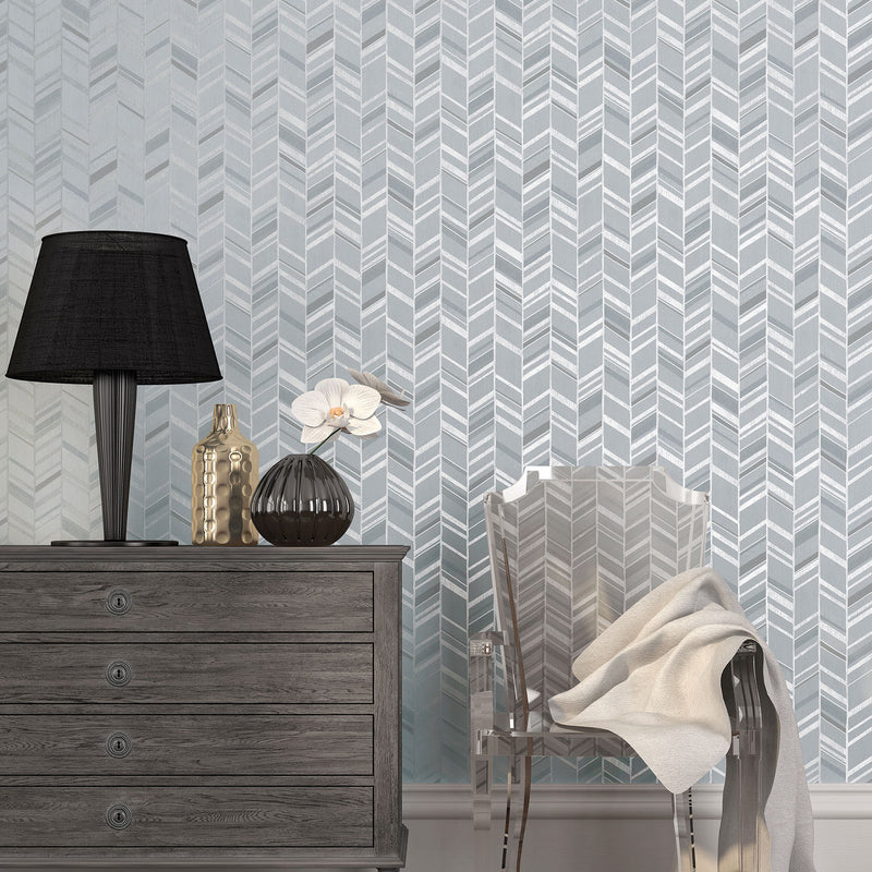 G67711 Glitter Chevrons Special FX 2 Wallpaper By Galerie