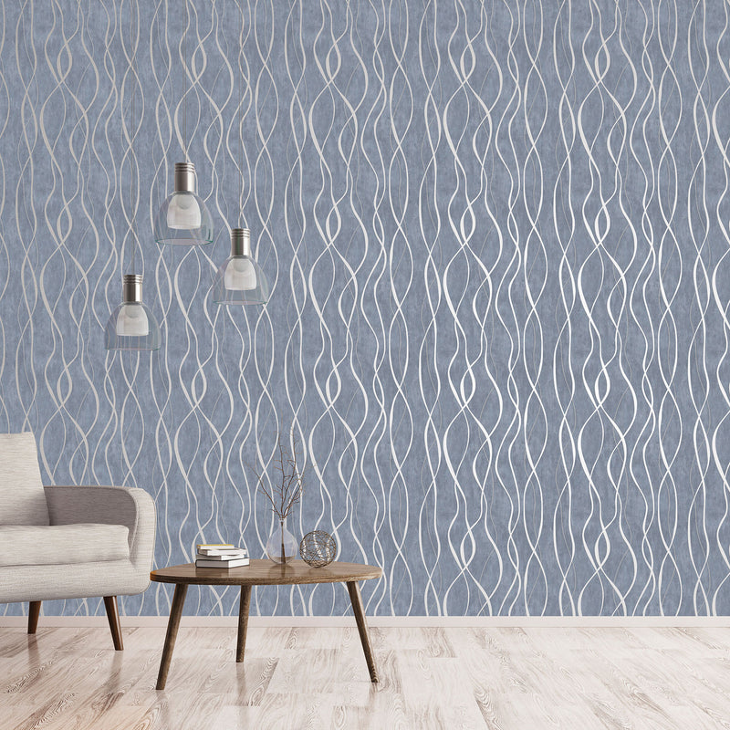 G67720 Glitter Ribbons Special FX 2 Wallpaper By Galerie