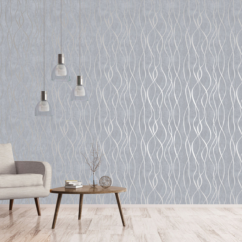 G67733 Glitter Ribbons Special FX 2 Wallpaper By Galerie