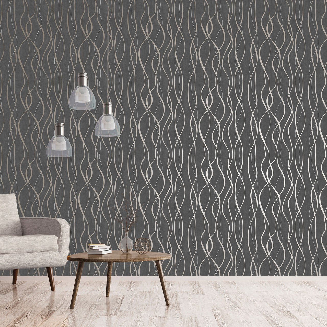 G67737 Glitter Ribbons Special FX 2 Wallpaper By Galerie