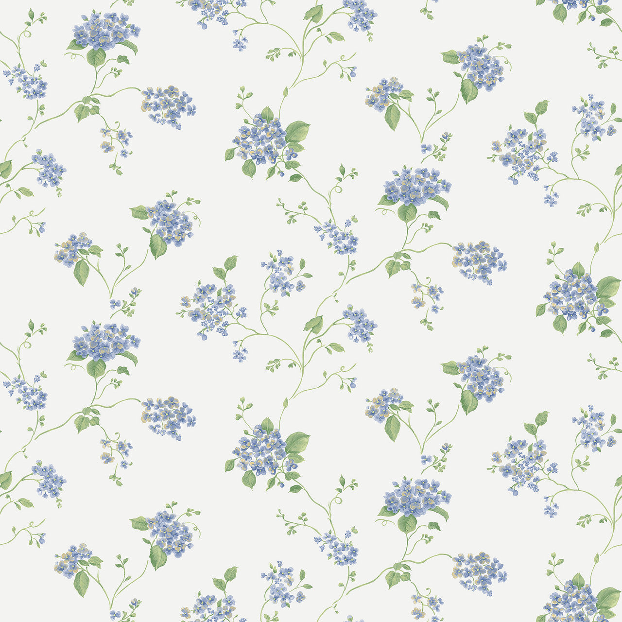 G67864 Hydrangea Trail Miniatures 3 Wallpaper By Galerie