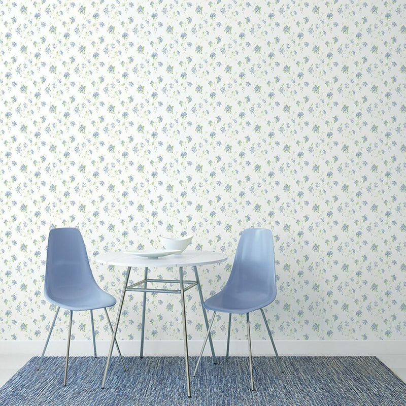 Hydrangea Trail Miniatures 3 Wallpaper By Galerie