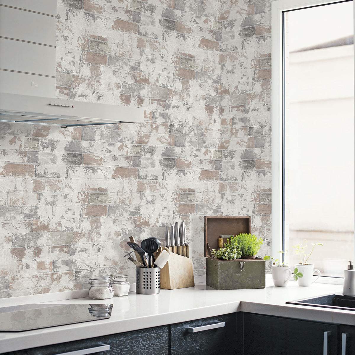 Brick Natural FX 2 Wallpaper By Galerie