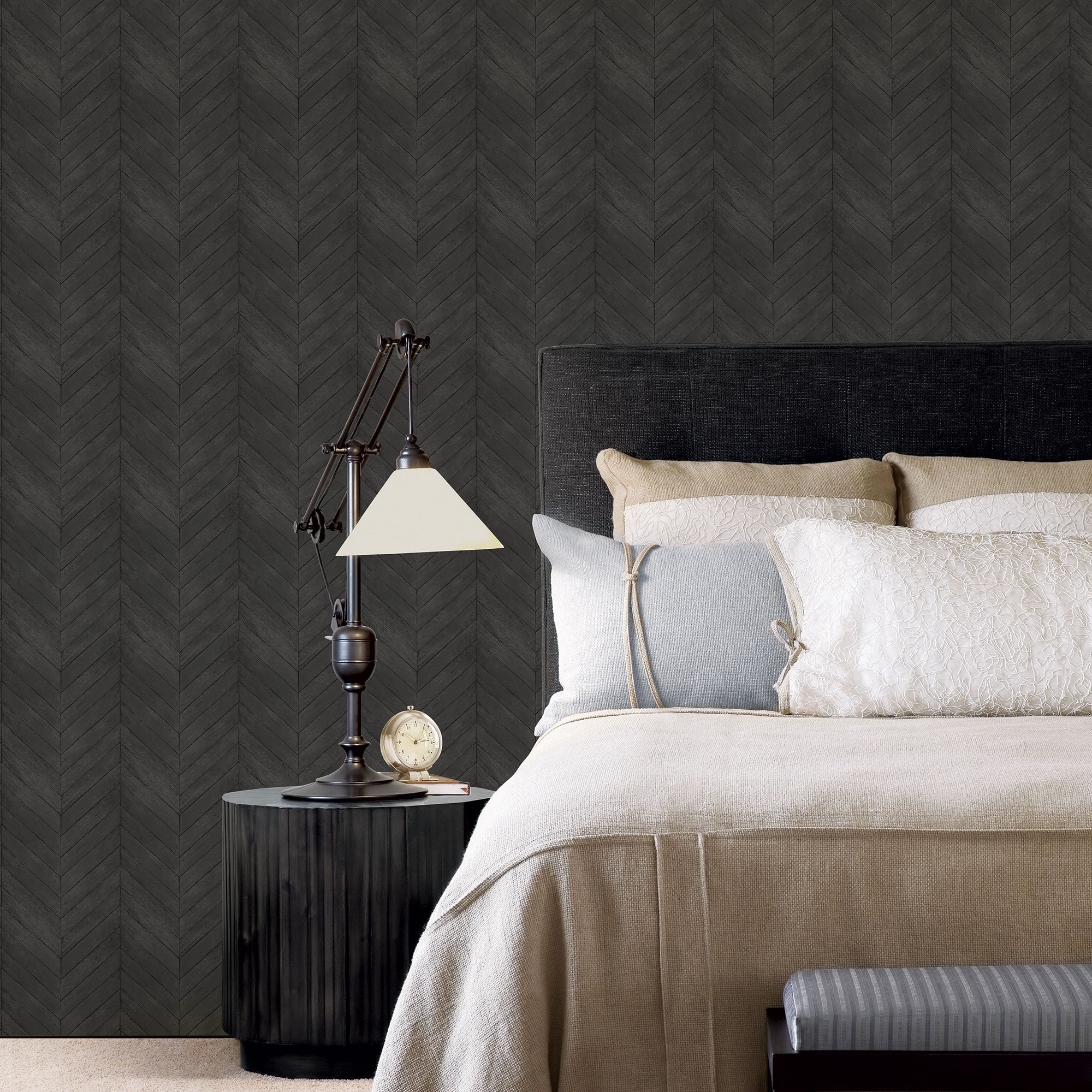 G67996 Herringbone Natural FX 2 Wallpaper By Galerie