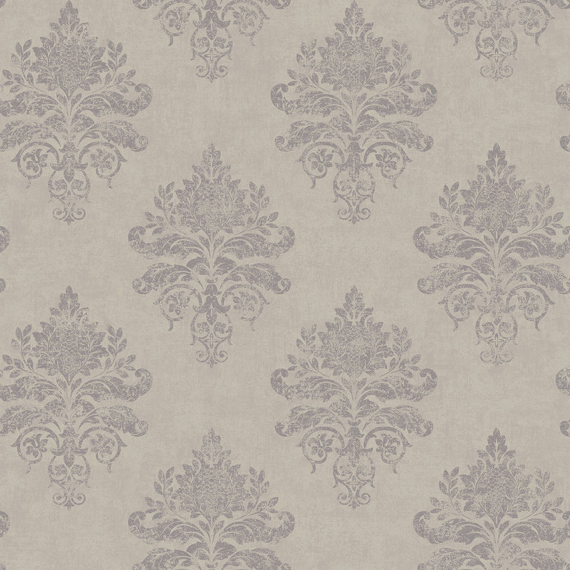 G68669 Medallion Damask Palazzo 2 Wallpaper By Galerie