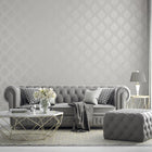 G68670 Medallion Damask Palazzo 2 Wallpaper By Galerie