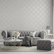 G68670 Medallion Damask Palazzo 2 Wallpaper By Galerie