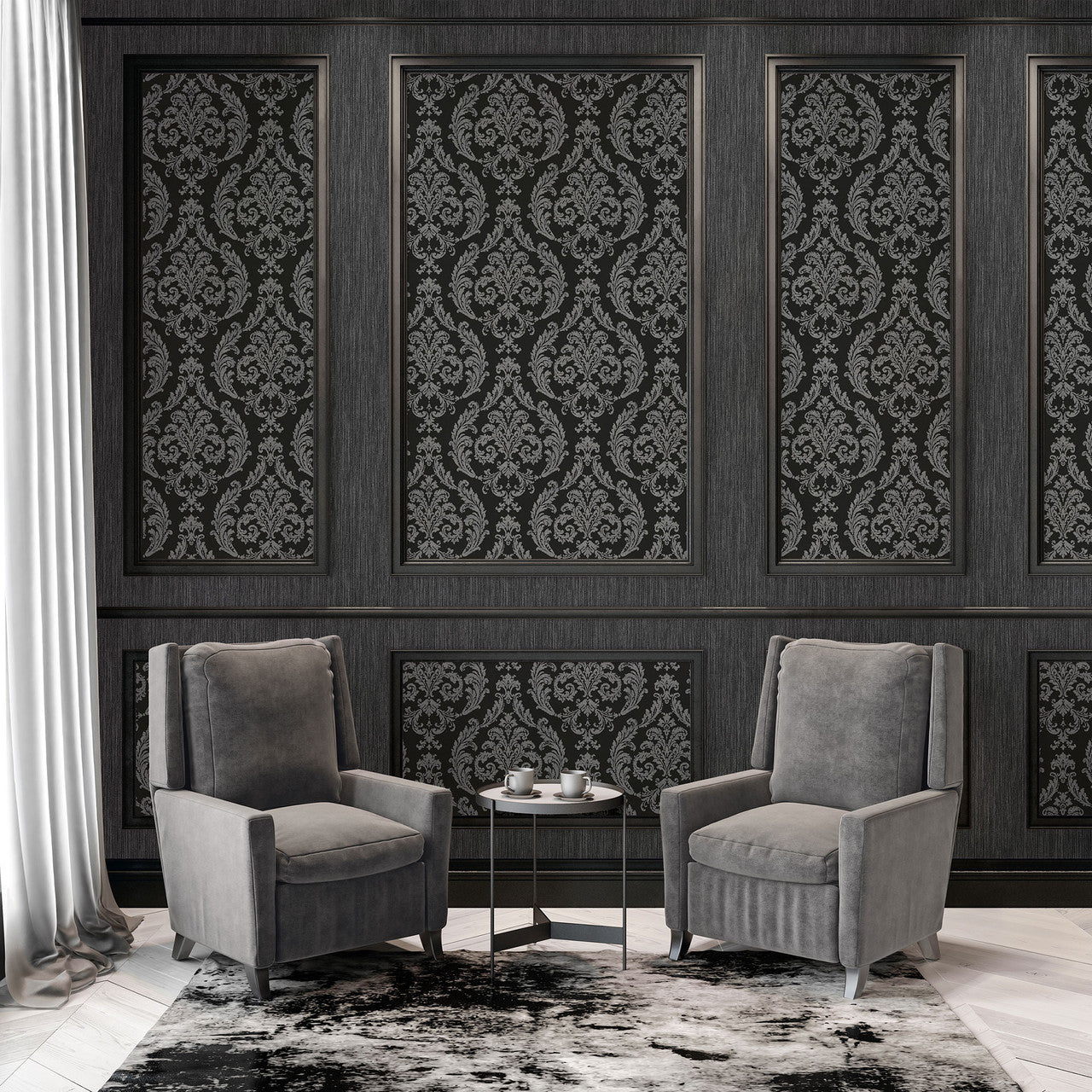G68676 Silk Damask Palazzo 2 Wallpaper By Galerie