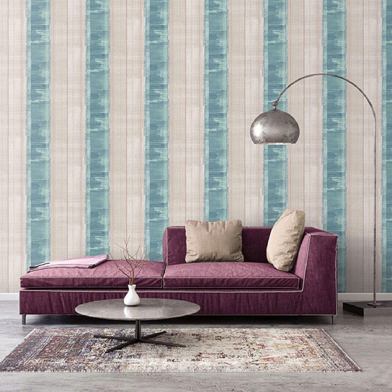 G78276 Sublime Stripe Atmosphere Wallpaper by Galerie