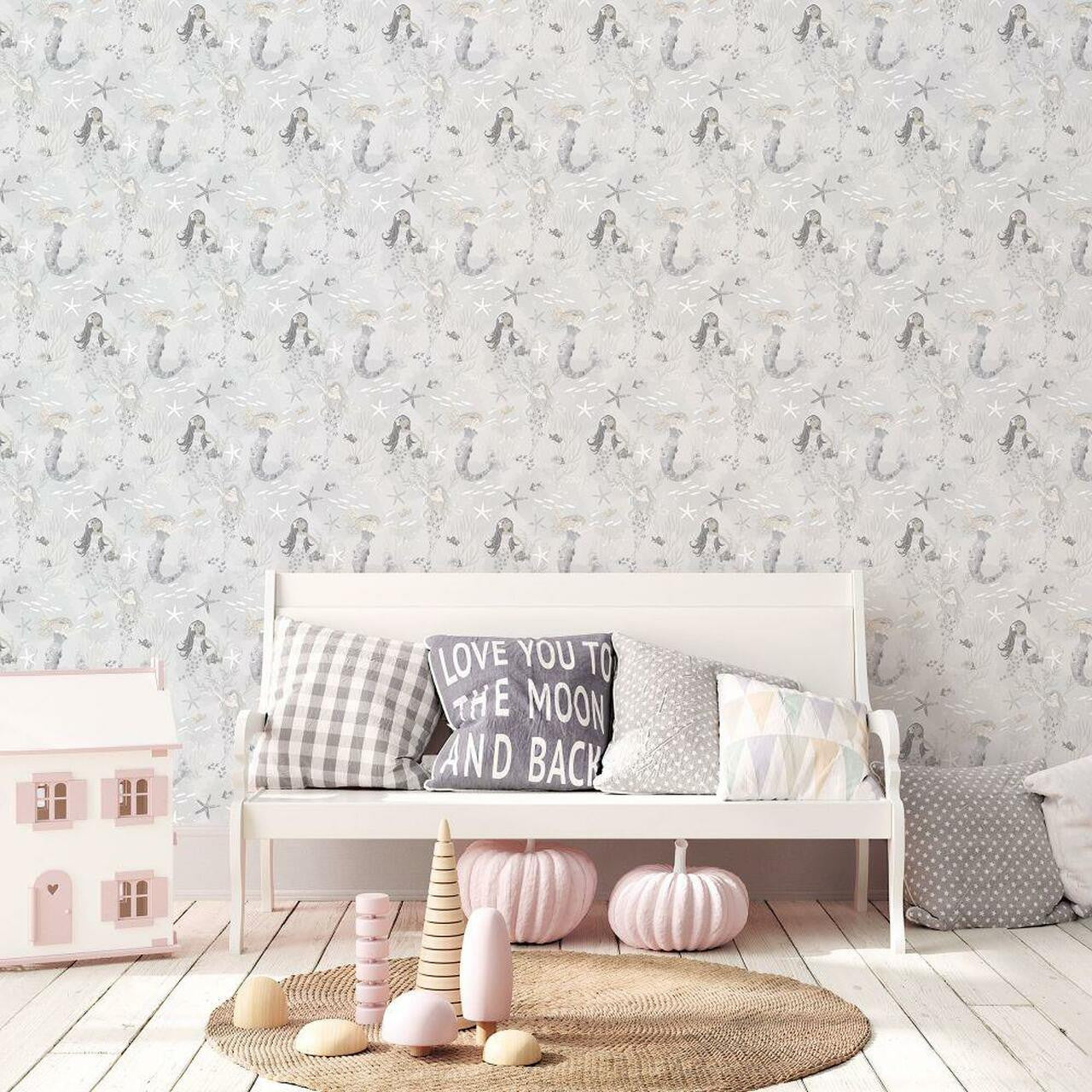 G78389 Mermaids Tiny Tots 2 Wallpaper by Galerie