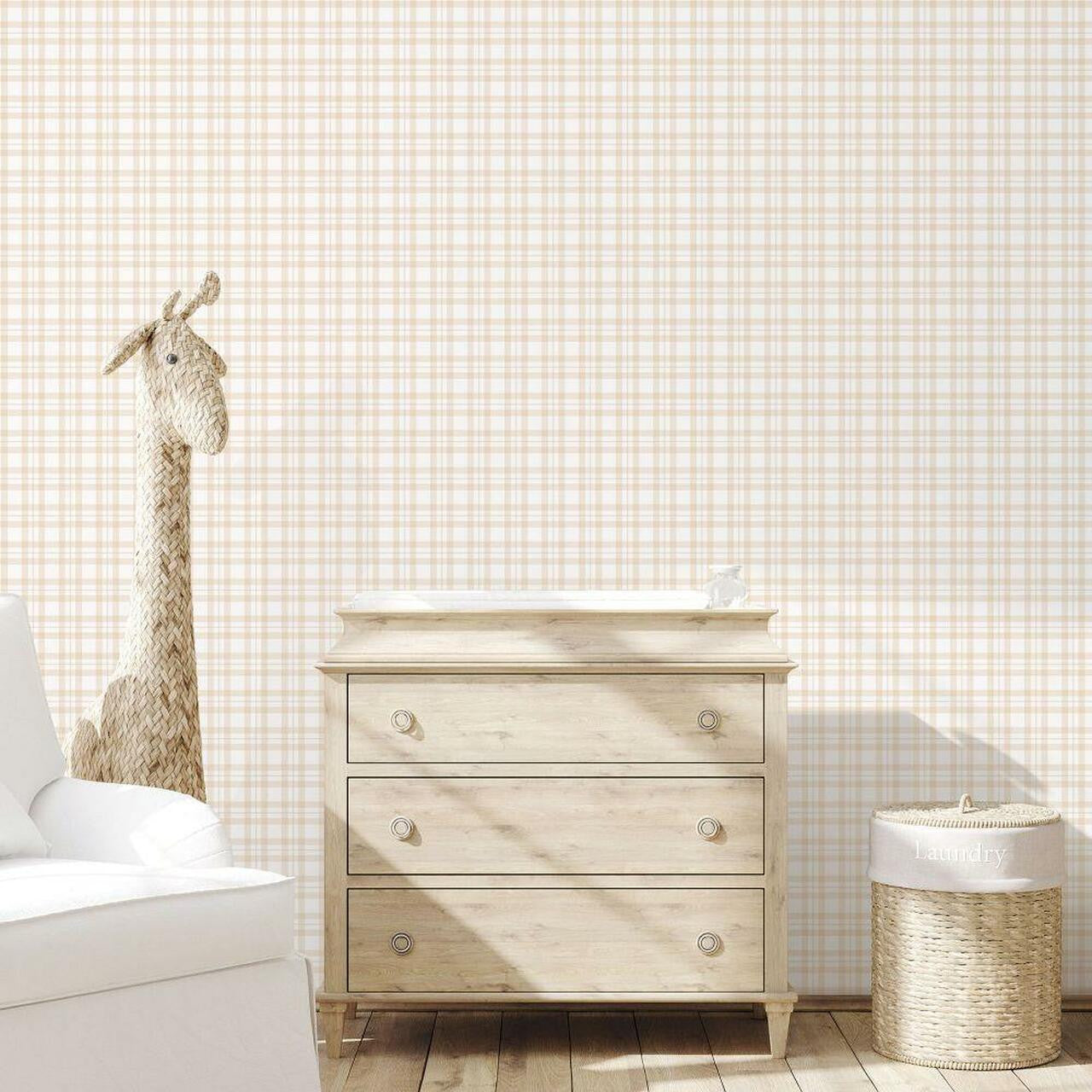 G78393 Plaid Tiny Tots 2 Wallpaper by Galerie