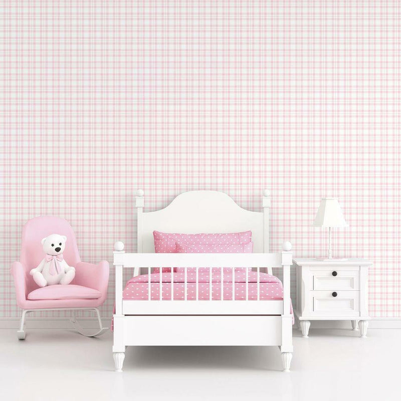 G78396 Plaid Tiny Tots 2 Wallpaper by Galerie