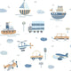 Transportation Tiny Tots 2 Wallpaper by Galerie