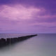 Purple Pier Mural Atmosphere Wallpaper by Galerie