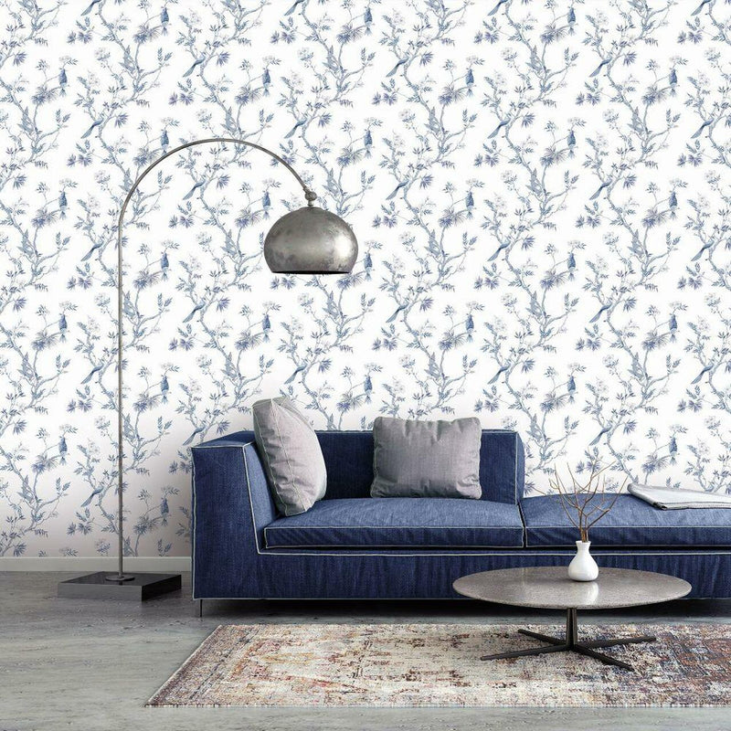 G78489 Classic Bird Trail Secret Garden Wallpaper by Galerie