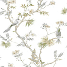 G78492 Classic Bird Trail Secret Garden Wallpaper by Galerie