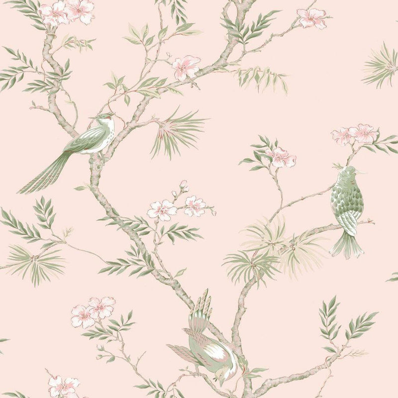 G78493 Classic Bird Trail Secret Garden Wallpaper by Galerie